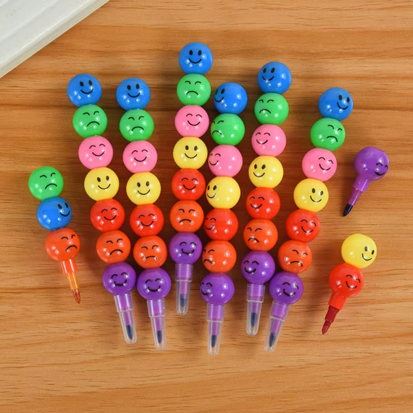 4’lü Emojili Yumurtlayan Boya Kalemi Seti
