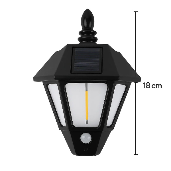 Solar Cob Led Sensörlü Duvar Lambası