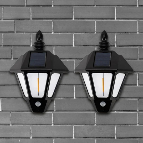 Solar Cob Led Sensörlü Duvar Lambası