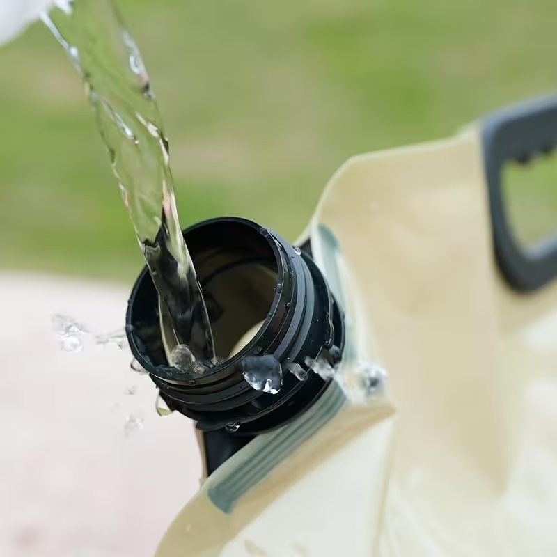 8 Litre Katlanabilir Musluklu Su Kabı - Kamp ve Doğa - Taşıma Kulplu