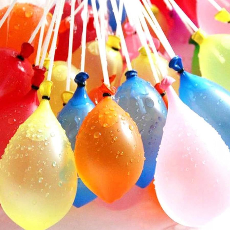 111’li Su Balonu Seti - Kendinden Bağlamalı - Hızlı Dolum Aparatlı