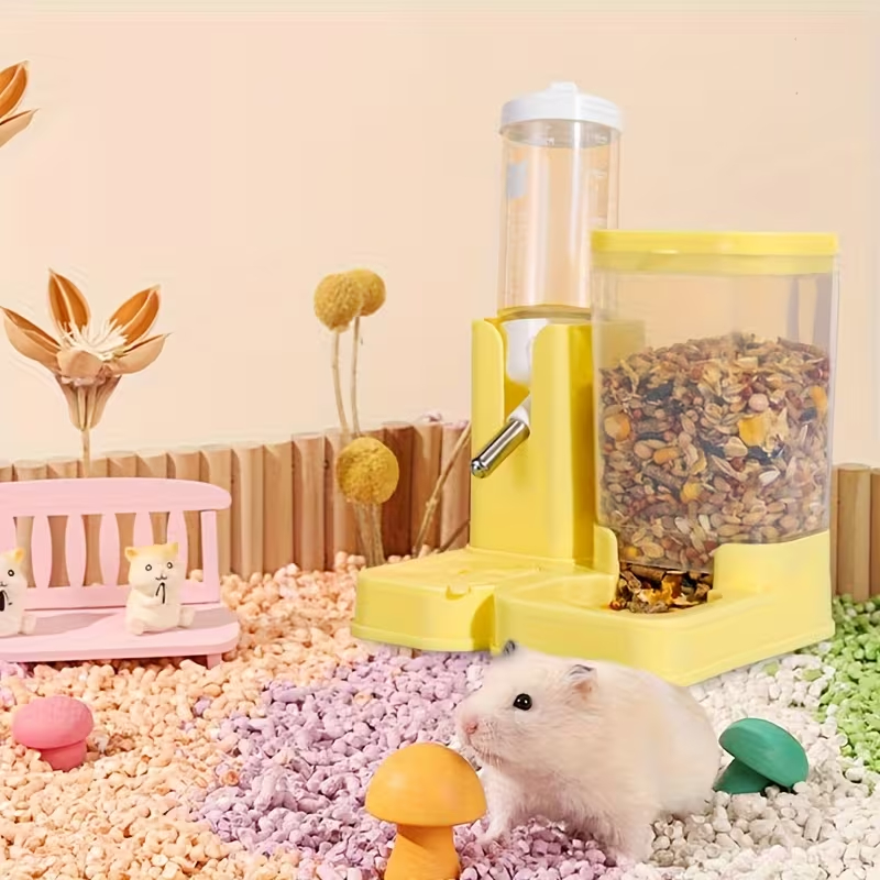 Hamster Mama ve Su Kabı - 2’si 1 Arada - 80 ml Su Haznesi
