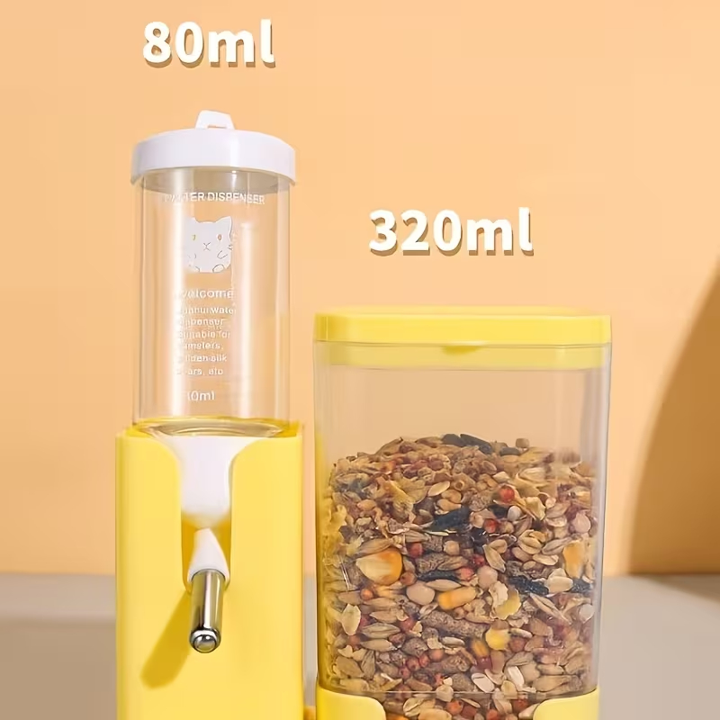 Hamster Mama ve Su Kabı - 2’si 1 Arada - 80 ml Su Haznesi