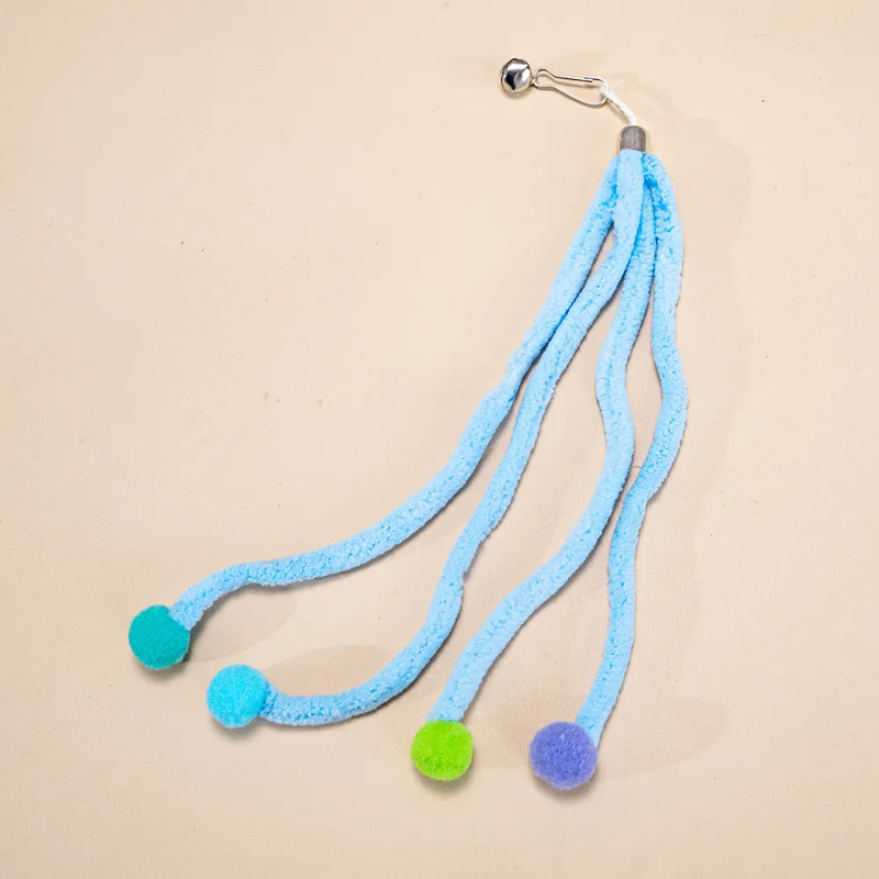 Zilli Kedi Oyuncağı - Peluş - Ponponlu