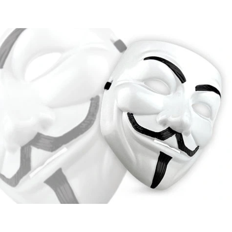 V for Vendetta Maskesi - 12’li Paket - Plastik