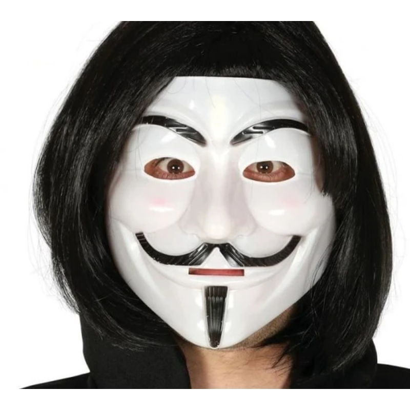V for Vendetta Maskesi - 12’li Paket - Plastik
