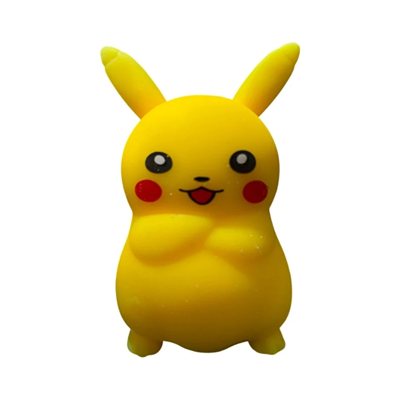 Pikaçu Tasarımlı Squishy - 12’li Paket - Yumuşak Oyuncak