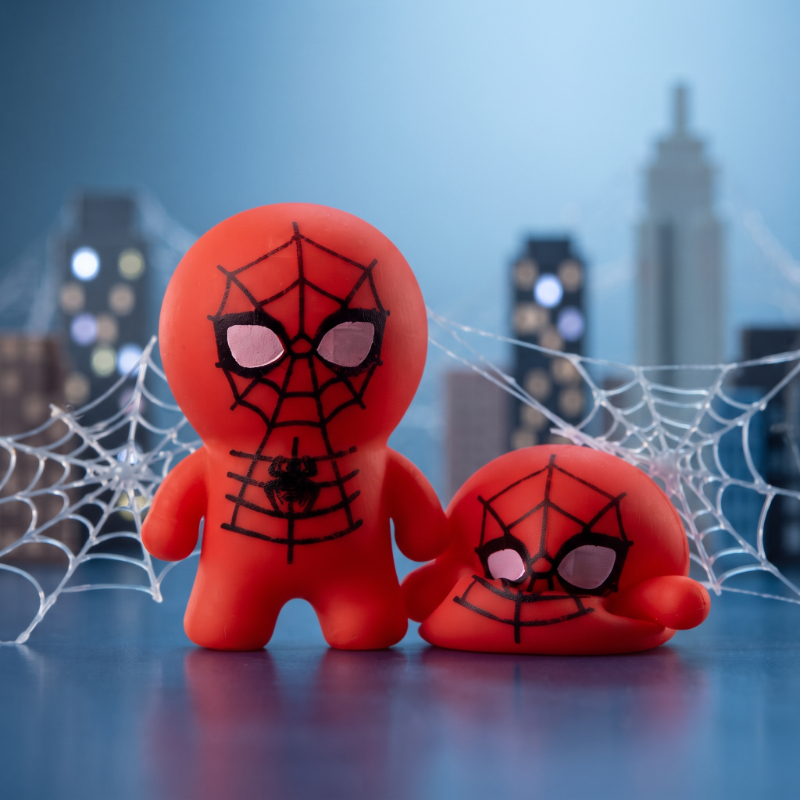 Spider-Man Tasarımlı Squishy - 12’li Paket - Yumuşak Oyuncak