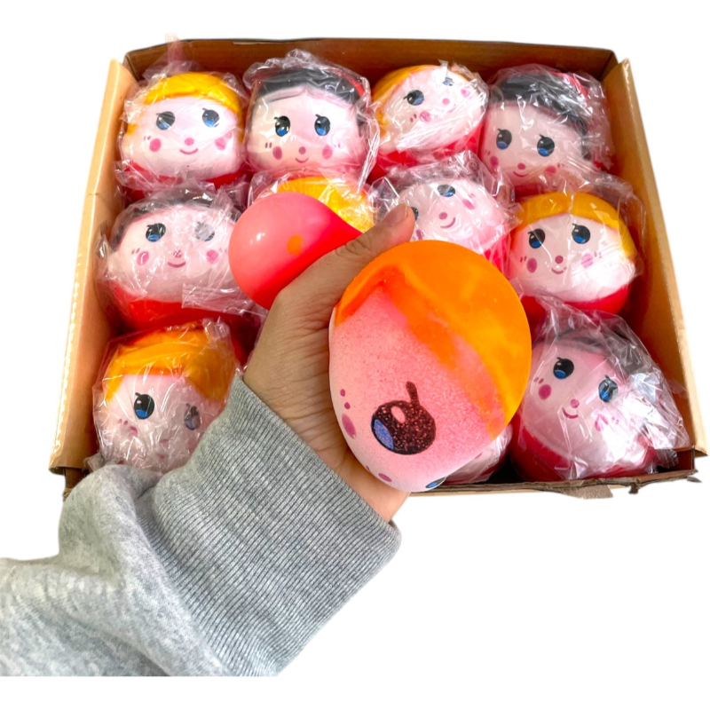 Kırmızı Başlıklı Kız Tasarımlı Squishy - 12’li Paket - Karışık Model - Yumuşak Oyuncak