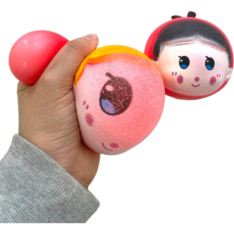 Kırmızı Başlıklı Kız Tasarımlı Squishy - 12’li Paket - Karışık Model - Yumuşak Oyuncak