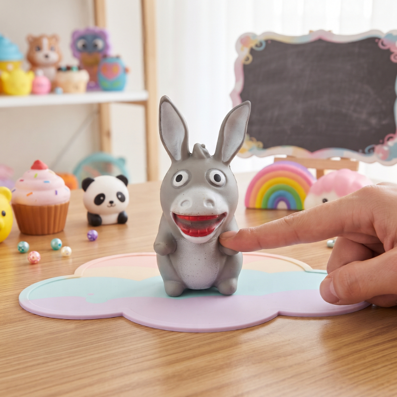 Eşek Tasarımlı Squishy - 12’li Paket - Yumuşak Oyuncak