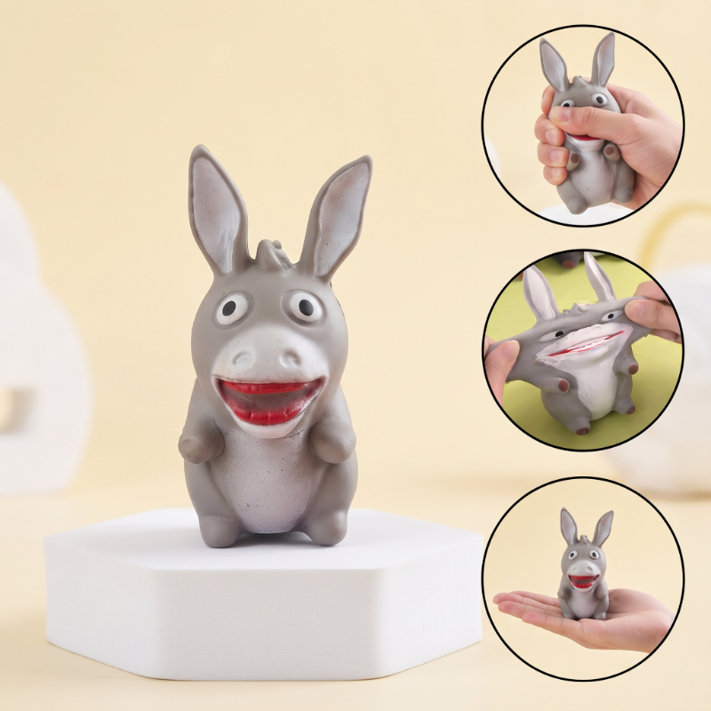 Eşek Tasarımlı Squishy - 12’li Paket - Yumuşak Oyuncak