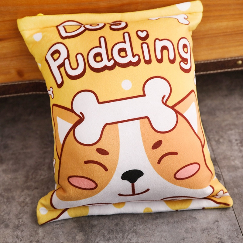 Pudding Peluş Yastık - 8 Mini Peluş - Oyuncaklı Yastık