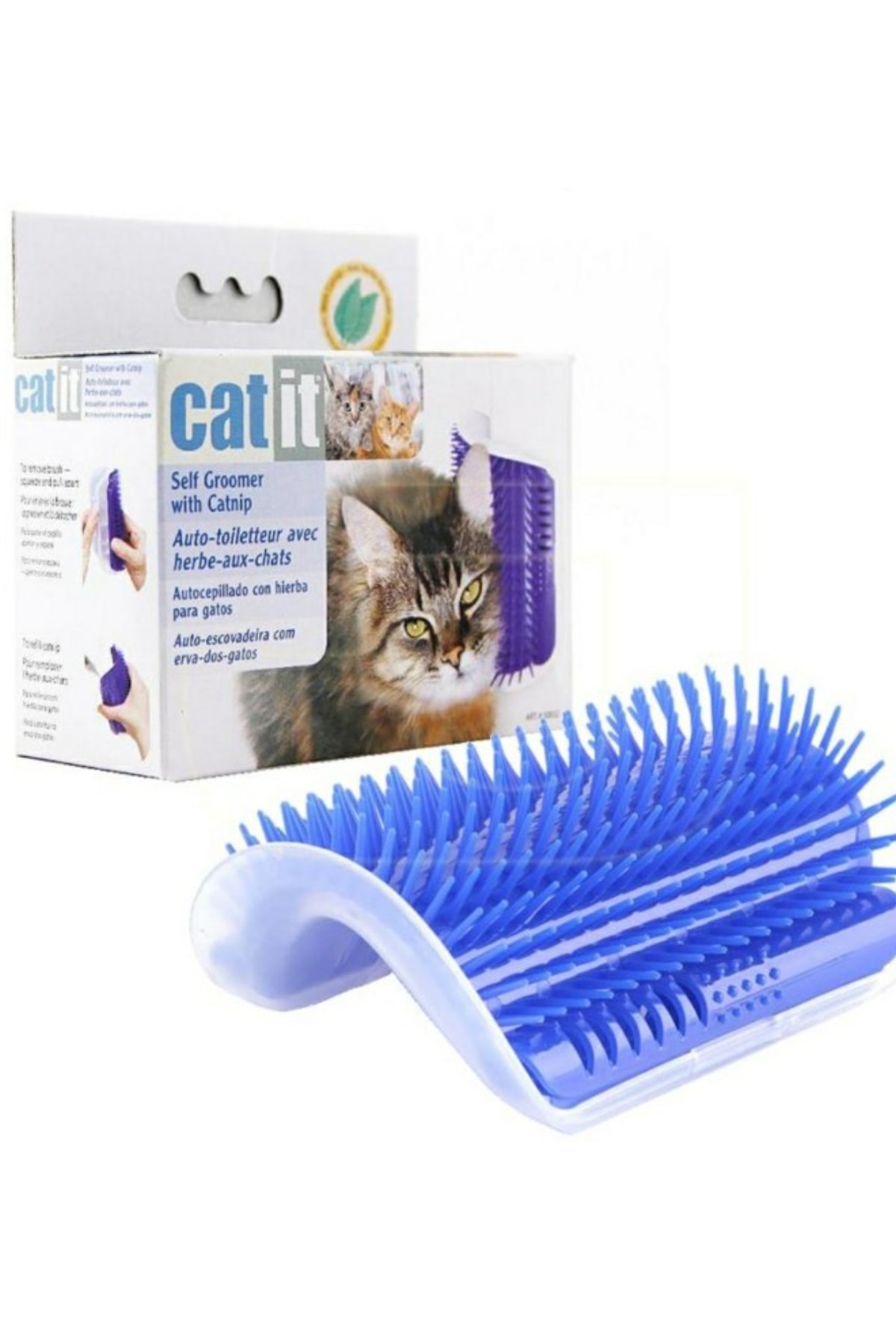 Biterse Pratik Kedi Kaşınma Aparatı (Mavi)