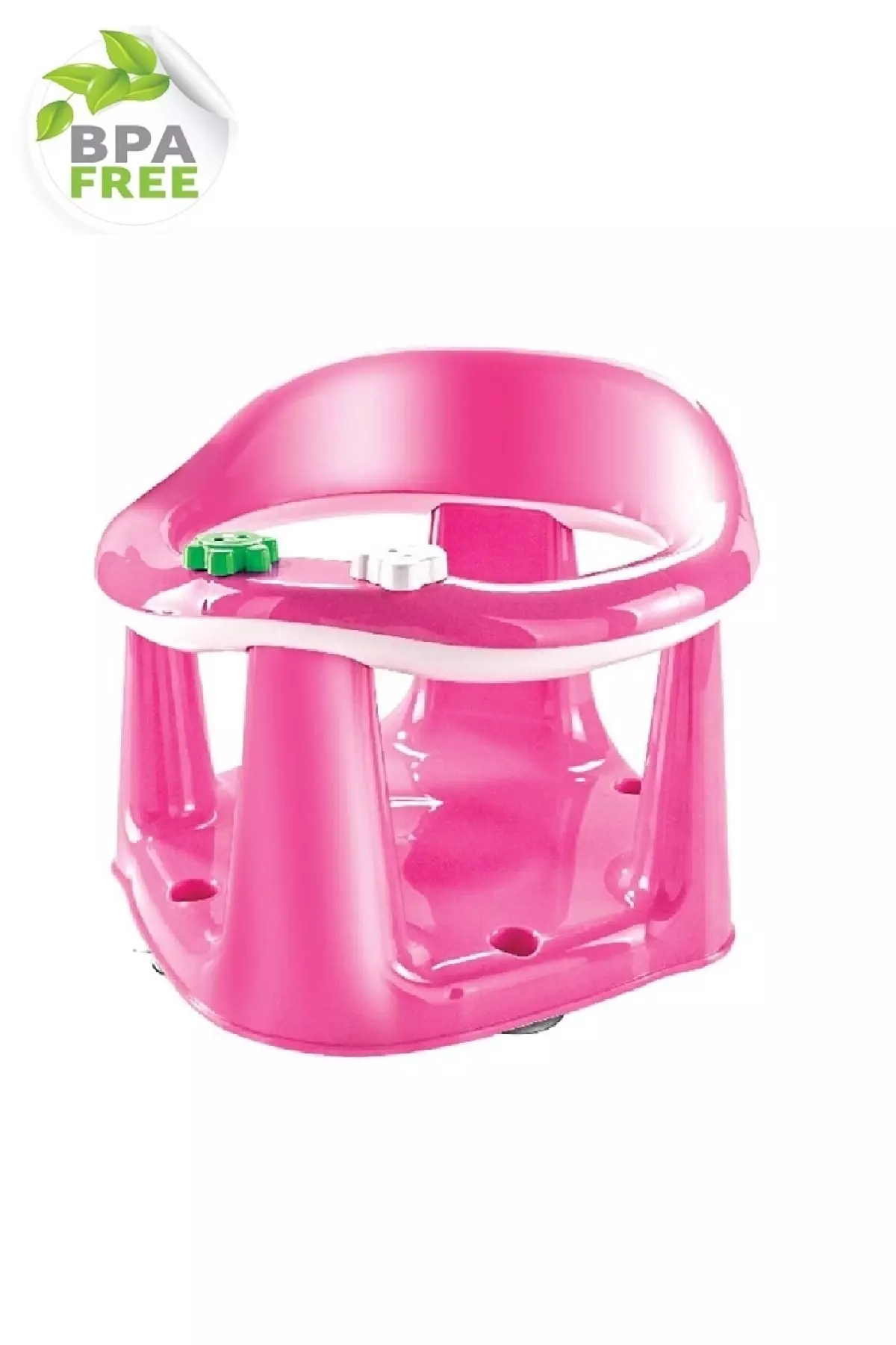 2in1 Vakum Bebek Banyo Oturağı ve Mama Oturağı Pembe