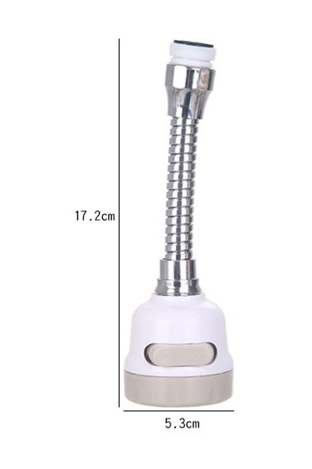 Biterse 3 Fonksiyonlu Su Tasarruflu Spiral Batarya ve Musluk Başlığı Ucu