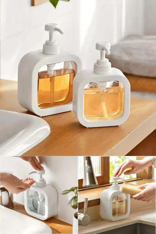 300 ml Tezgah Üstü Dikdörtgen Banyo Mutfak Sıvı Sabunluk Fenomen Sabunluk