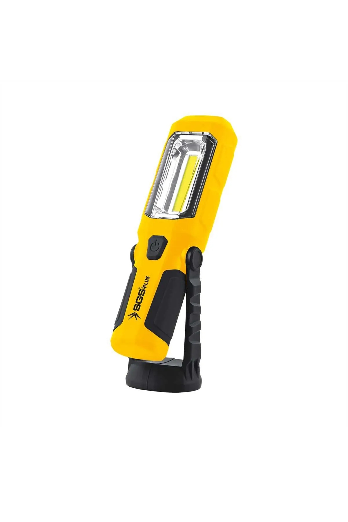 4 Kademeli Usb Şarjlı Led Fener 350 Lümen 3.7V 1200 Mah Askılı ve Mıknatıslı Şarjlı Fener