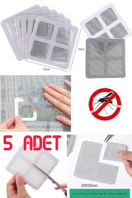 5 Adet Sineklik Tamir Yaması Kendinden Yapışkanlı Sineklik Tamir Bandı