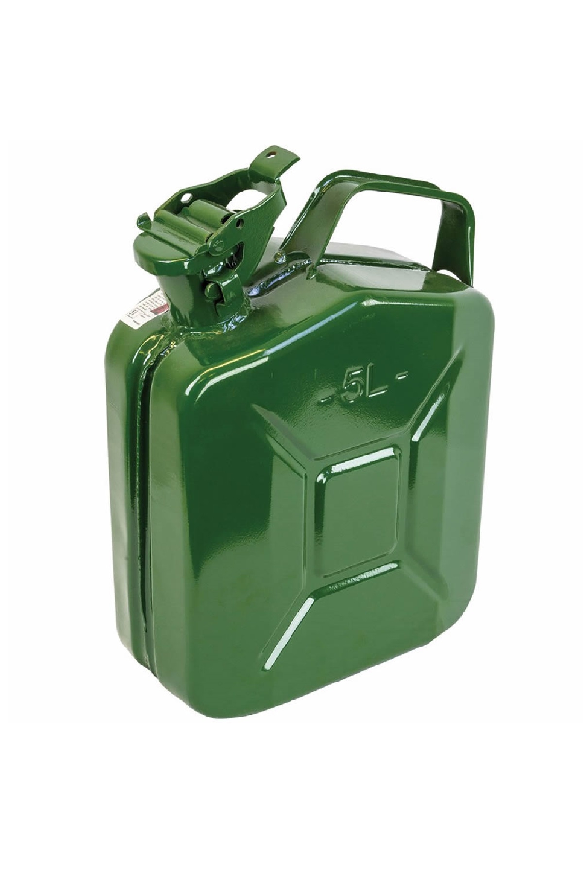 Metal Benzin Bidonu Hortum Dahil 5 litre