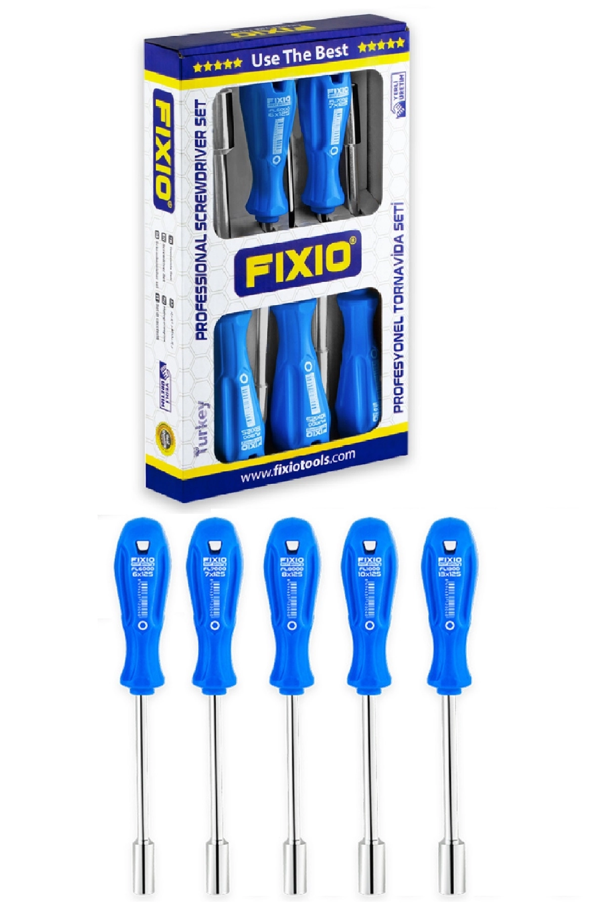5 Parça Lokma Tornavida Takımı Seti Fixio FL5613