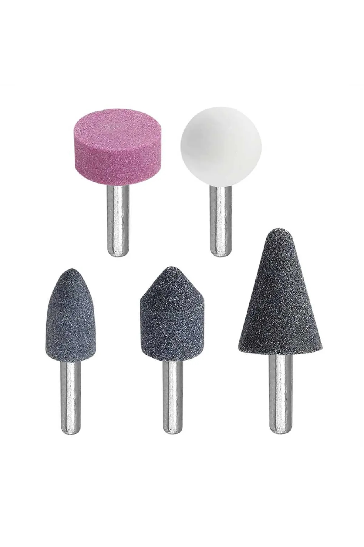 5 Parça Mini Kalıpçı Taşlama Gravür ve Zımparalama Seti Metal Ahşap Parlatma Seti SGS2155