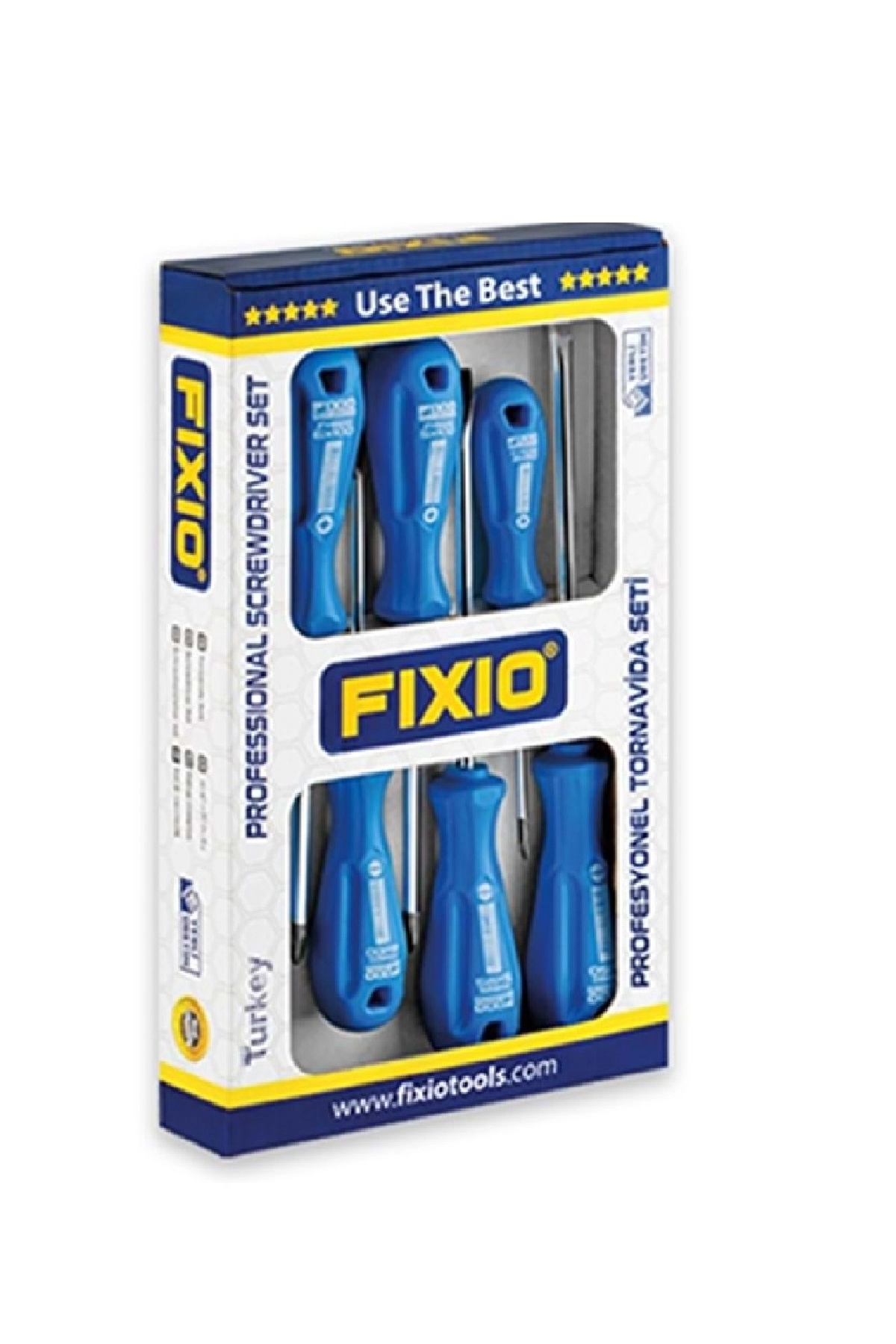 5 Parça Tornavida Takımı Tornavida Seti Fixio FD5000