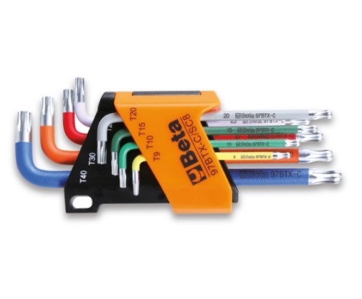 Renk Kodlu Bombeli Torx Allen Takımı 97BTX-C/SC8