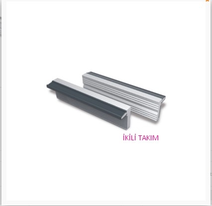 Alüminyum Mıknatıslı Mengene Çene  1599G 150