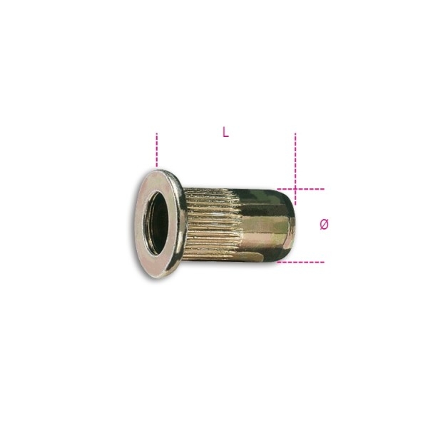 Somun Perçin 10`lu  1742R-A M10