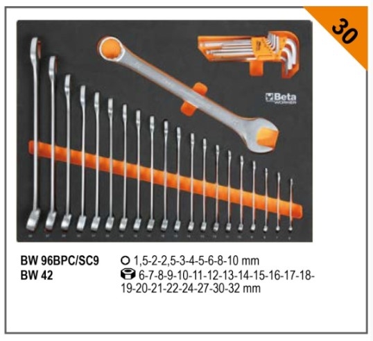 C45PRO C7 TAKIM ARABASI İÇİN 268 PARÇA ALET TAKIMLARI
