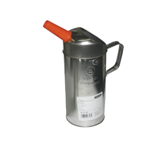 Metal Düz Litre Ölçü Kabı 2lt