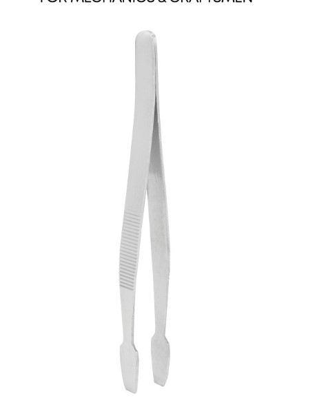Spatula Uçlu Genel Amaçlı Cımbız Uzunluk 116mm  TWZ/416
