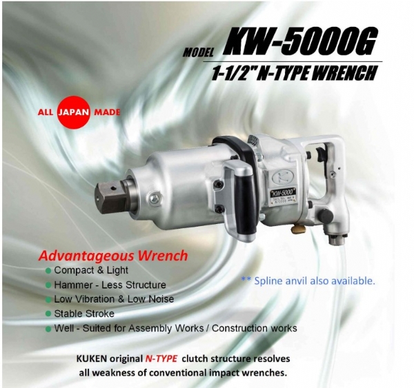 Havalı Somun Sökme KW5000g