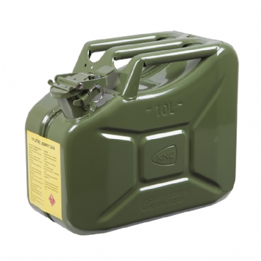 Metal Yakıt Bidonu 10Lt Yeşil