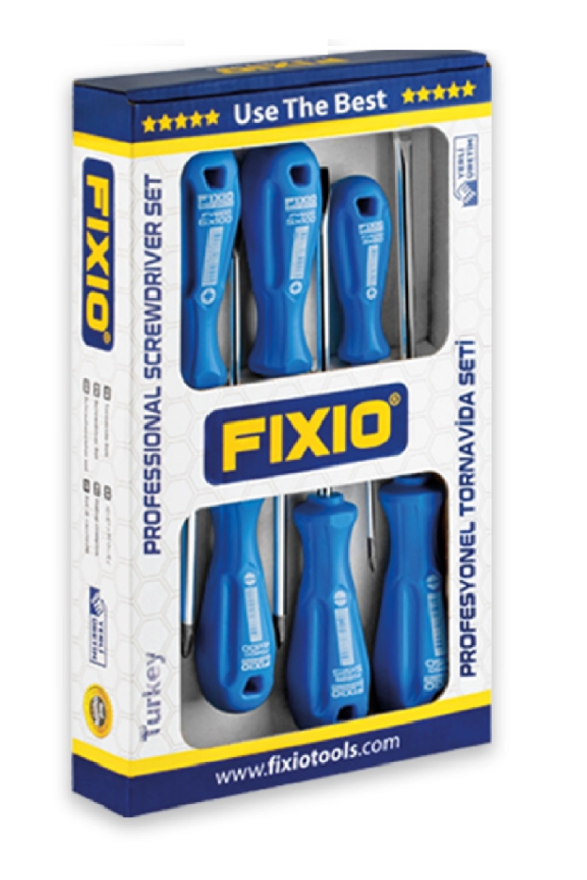 7 Parça Torx Tornavida Takımı Seti Fixio FT7000