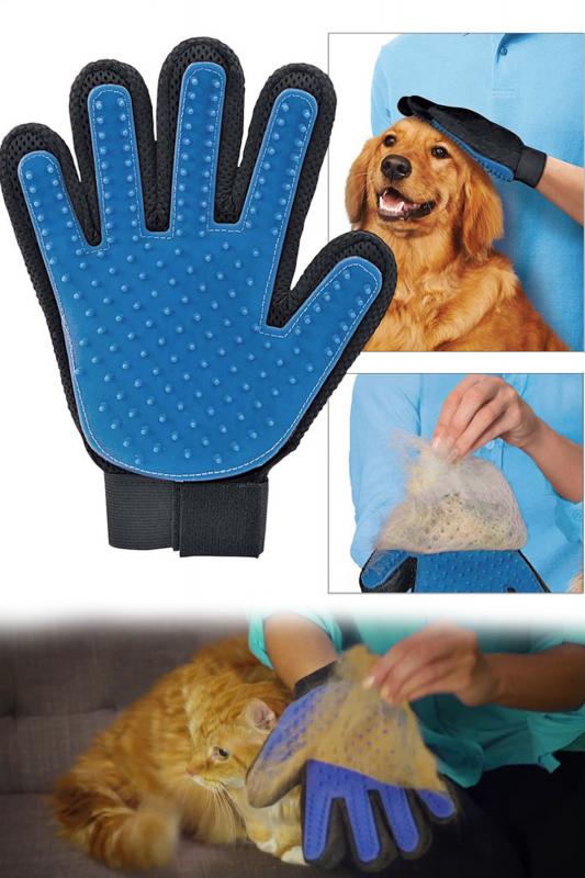 Kedi ve Köpek Tüy Toplayıcı Pratik Tarayıcı Eldiveni