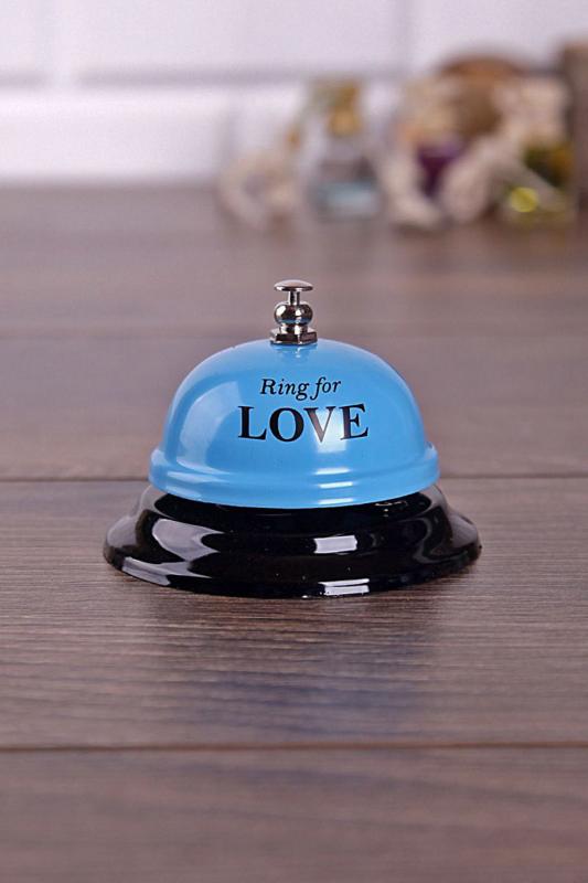 Biterse Resepsiyon Zili Love Yazılı Metal Aşk Zamanı Hediyelik Resepsiyon Zili