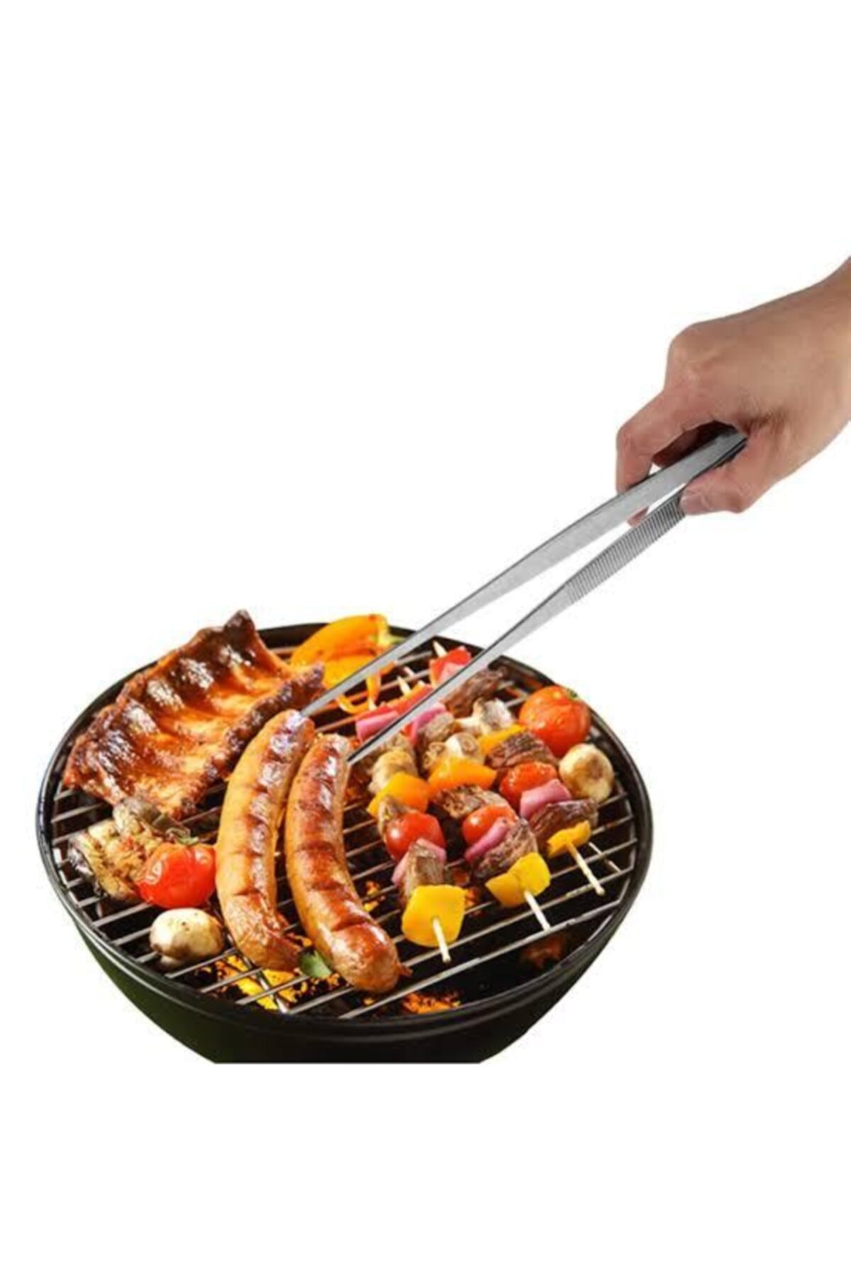 30 Cm Çelik Mutfak Cımbızı Çelik Yemek Cımbızı Aşçı Şef Cımbızı