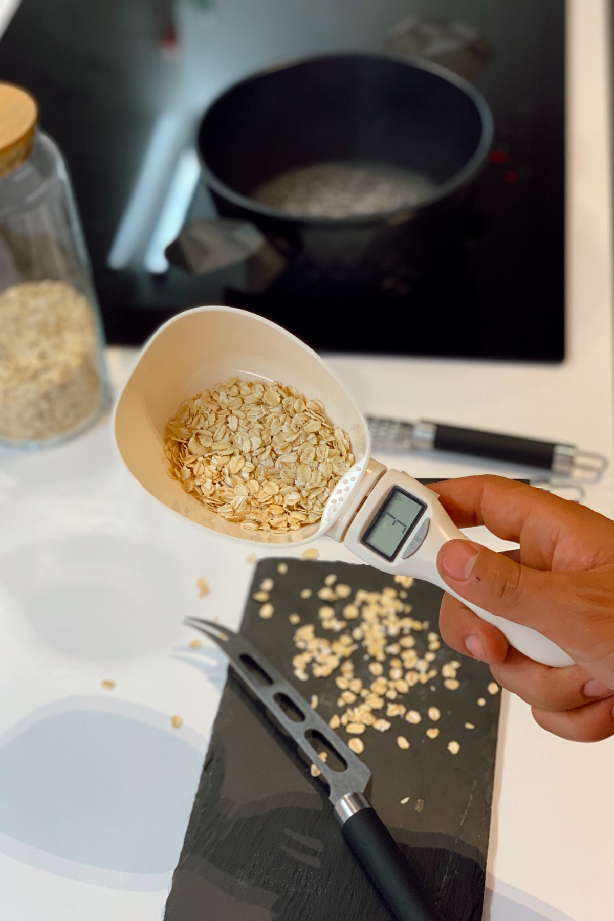 Kaşık Tartı Kaşık Terazi Dijital Hassas Ölçüm 800 Gr