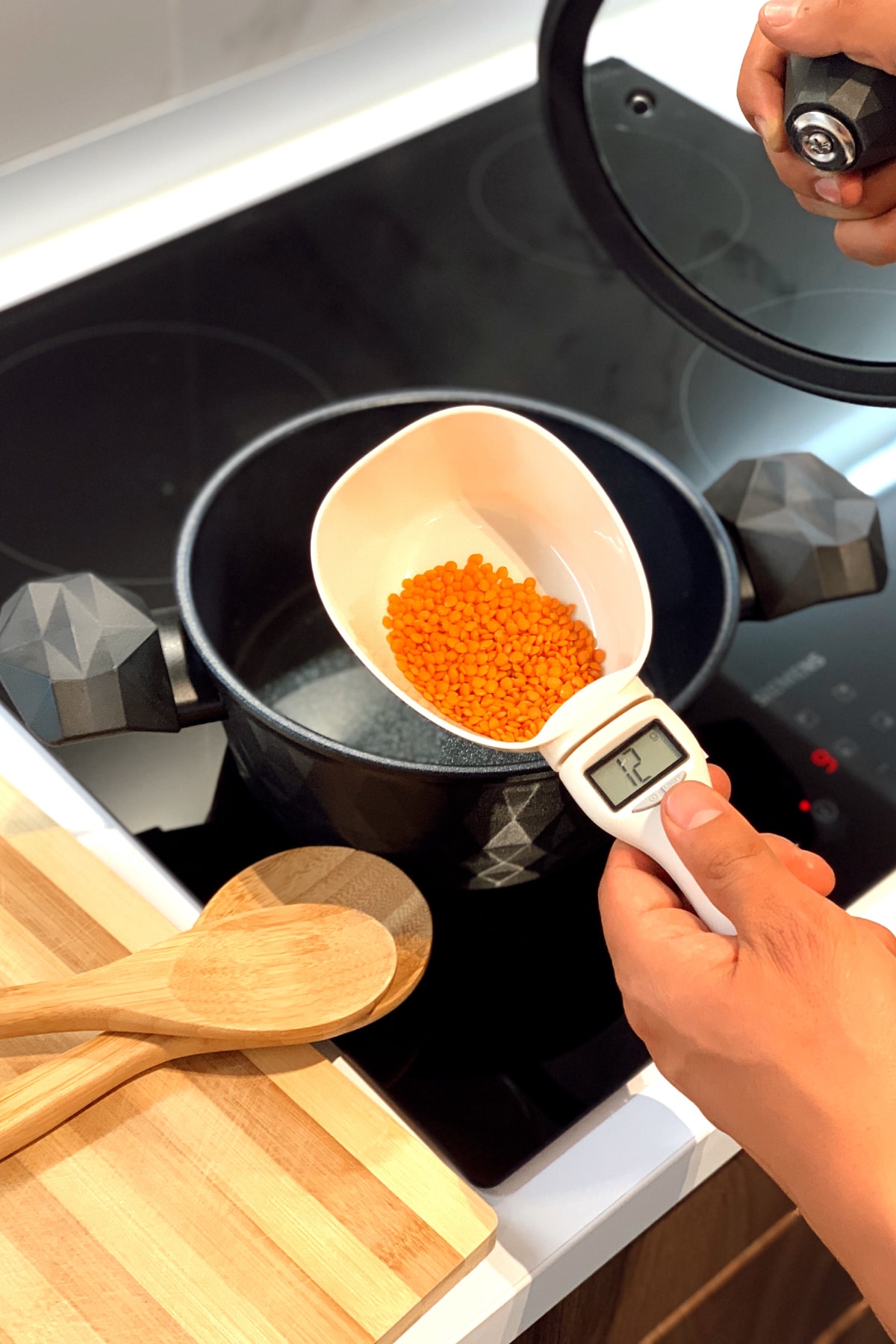 Kaşık Tartı Kaşık Terazi Dijital Hassas Ölçüm 800 Gr