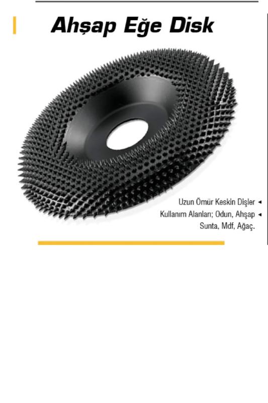 Açılı Ahşap Ağaç Törpü Disk Eğe Ahşap Şekillendirici Ahşap Oyma 115 Mm