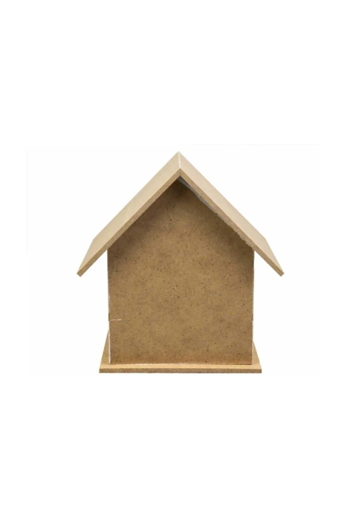 Ahşap Kuş Evi Kuş Yuvası Tünekli Kuş Yuvası 10 Cm X 10 Cm X 12 Cm