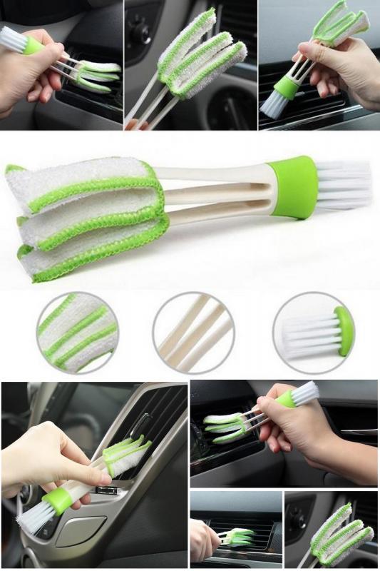 Araç İçi Çok Amaçlı Temizlik Fırçası Panjur Pencere jaluzi Perde Klavye Temizlik Fırçası