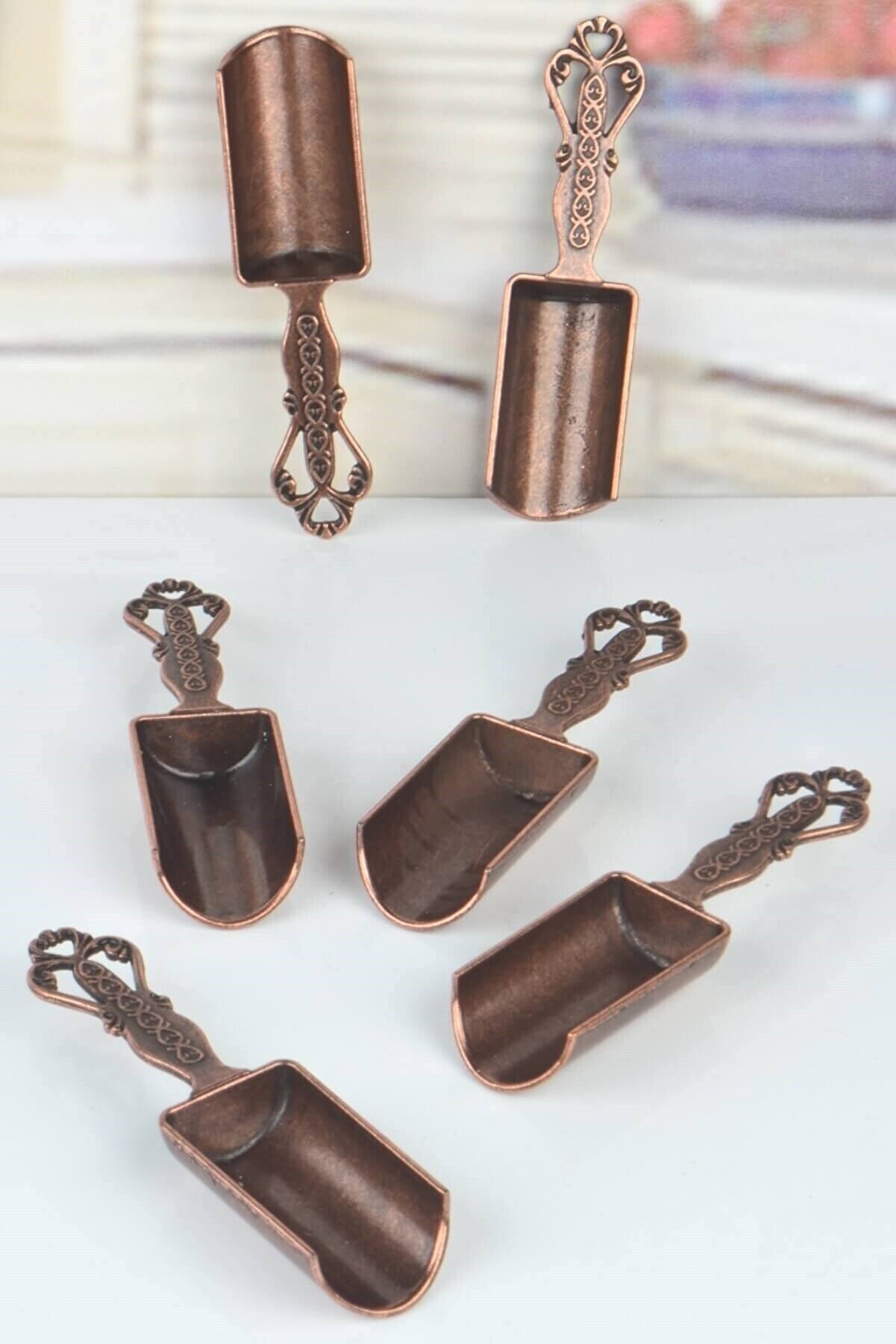 Biterse 6’lı Metal Baharat Kaşığı