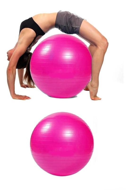 Biterse Fitilli Pilates Yoga Egzersiz Jimnastik Fitness Denge Topu Büyük Boy 65 Cm