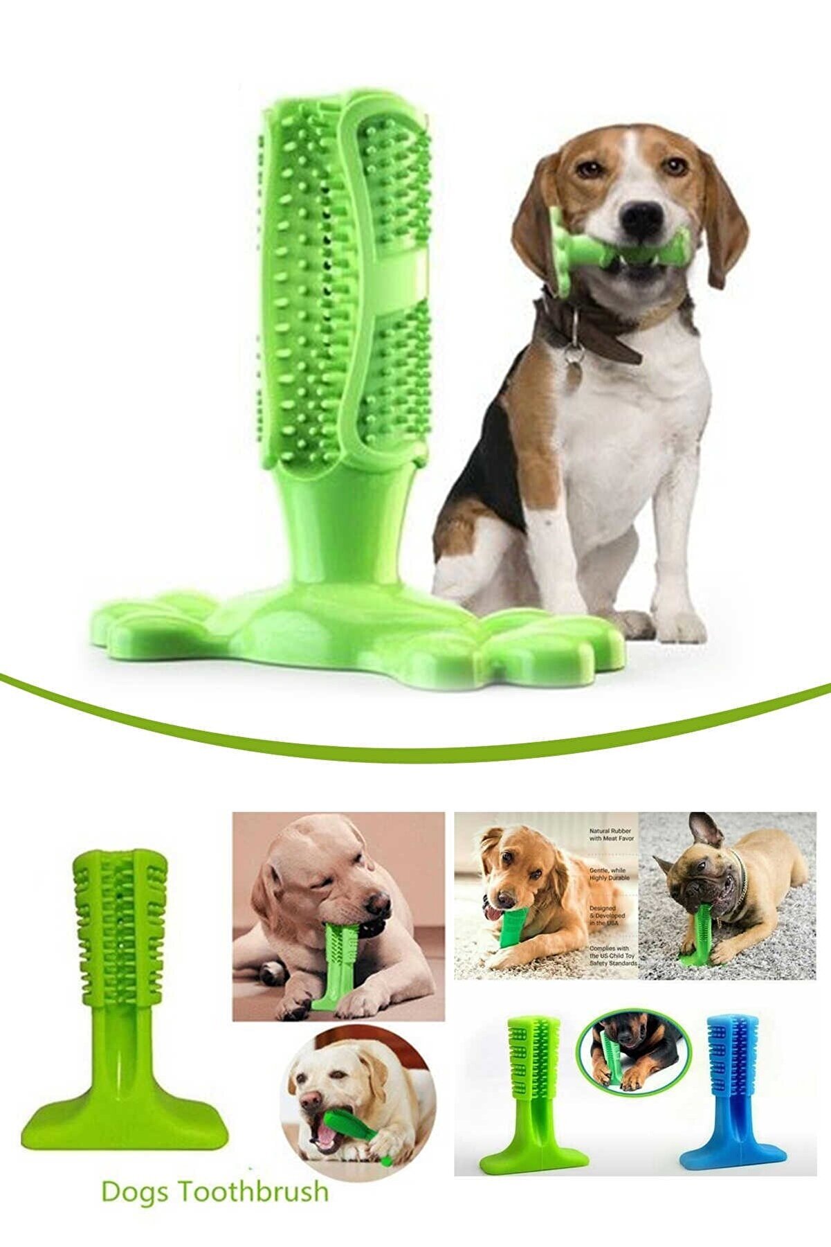 Biterse Köpek Diş Temizleyici Oyuncak (Küçük Boy)