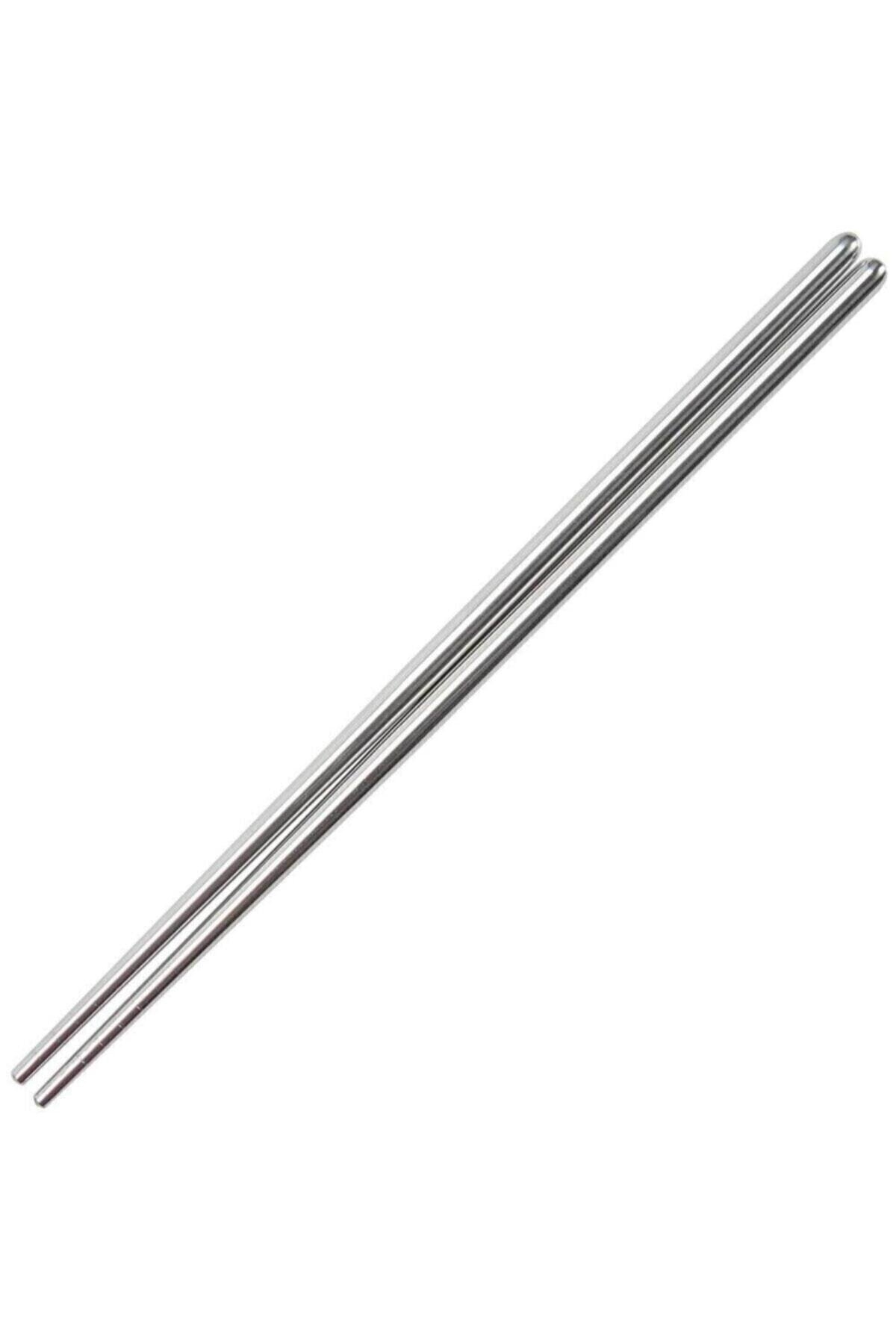 Biterse Metal Chopstick Paslanmaz Çelik Çin Çubuğu 1 Çift