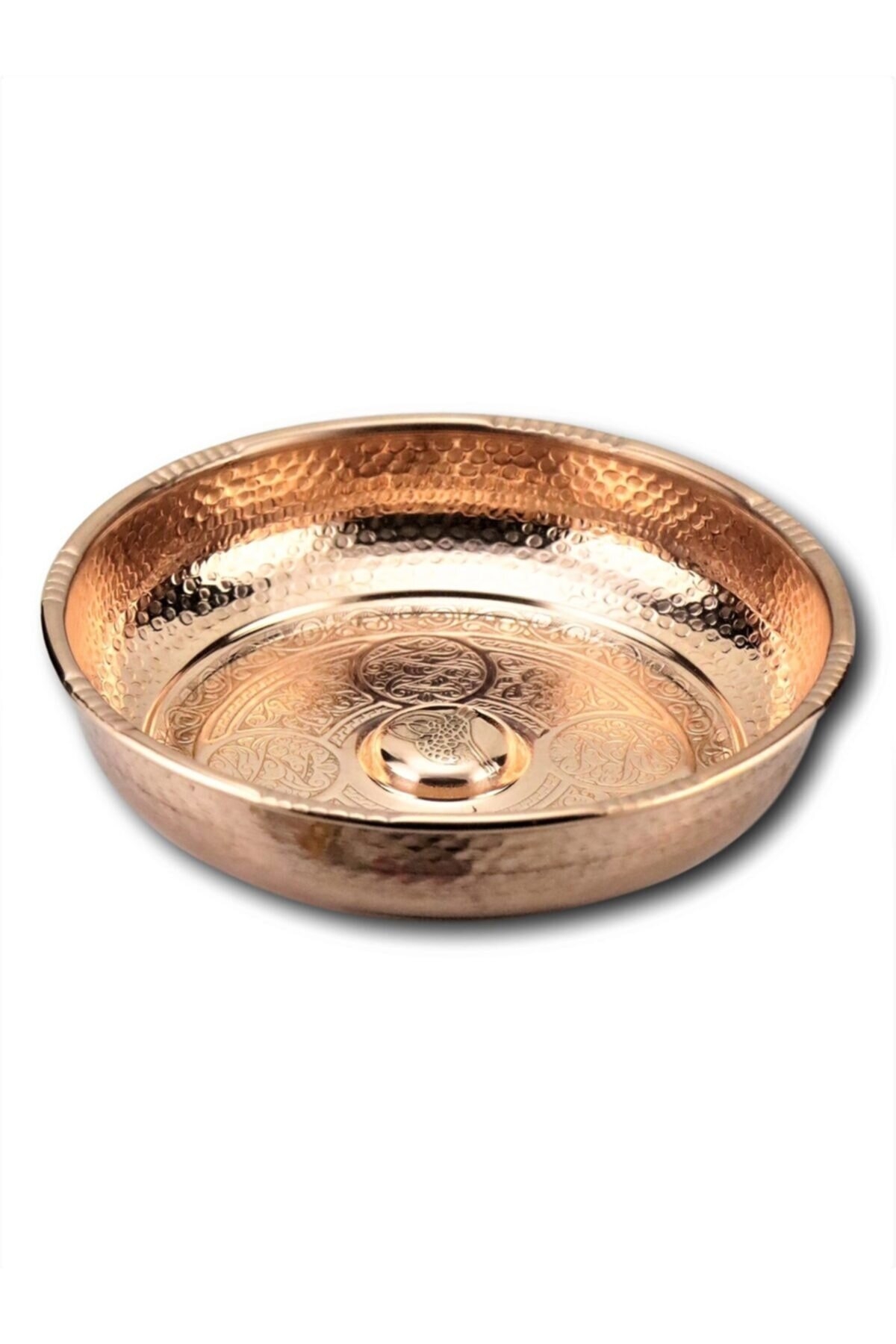 Biterse Orijinal Bakır Kırmızı Hamam Tası 18 cm