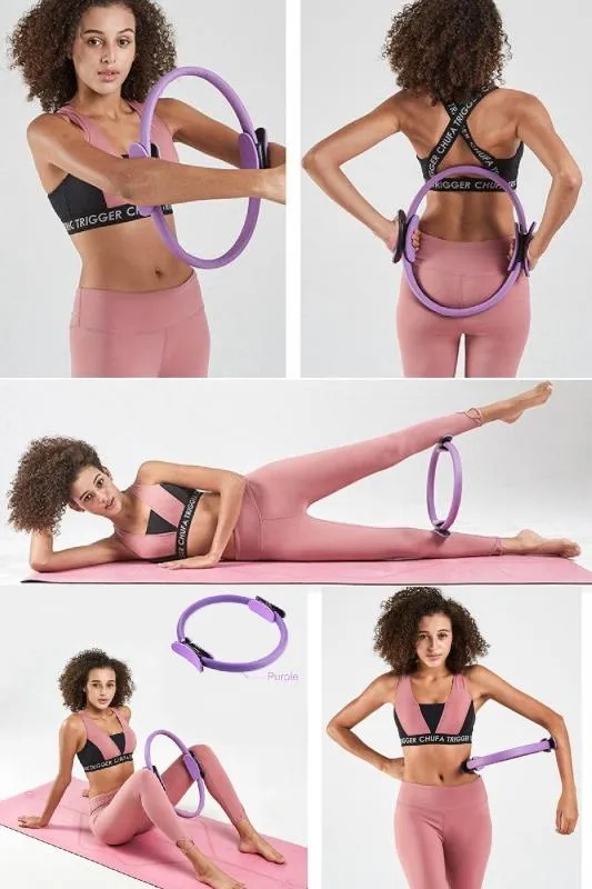 Biterse Pilates Çemberi Egzersiz Halkası Yoga Spor Halkası